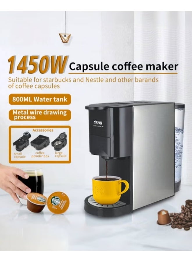 DSP Electric Espresso Coffee Maker, Capsule Coffee Machine, Dripper Coffee Maker Machine for Home Office - Image 2